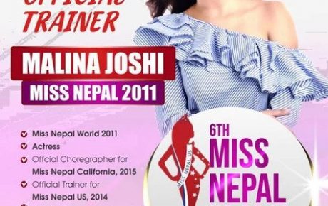 Miss Nepal 2011 Malina Joshi, appointed as Official Trainer for 6th Miss Nepal US