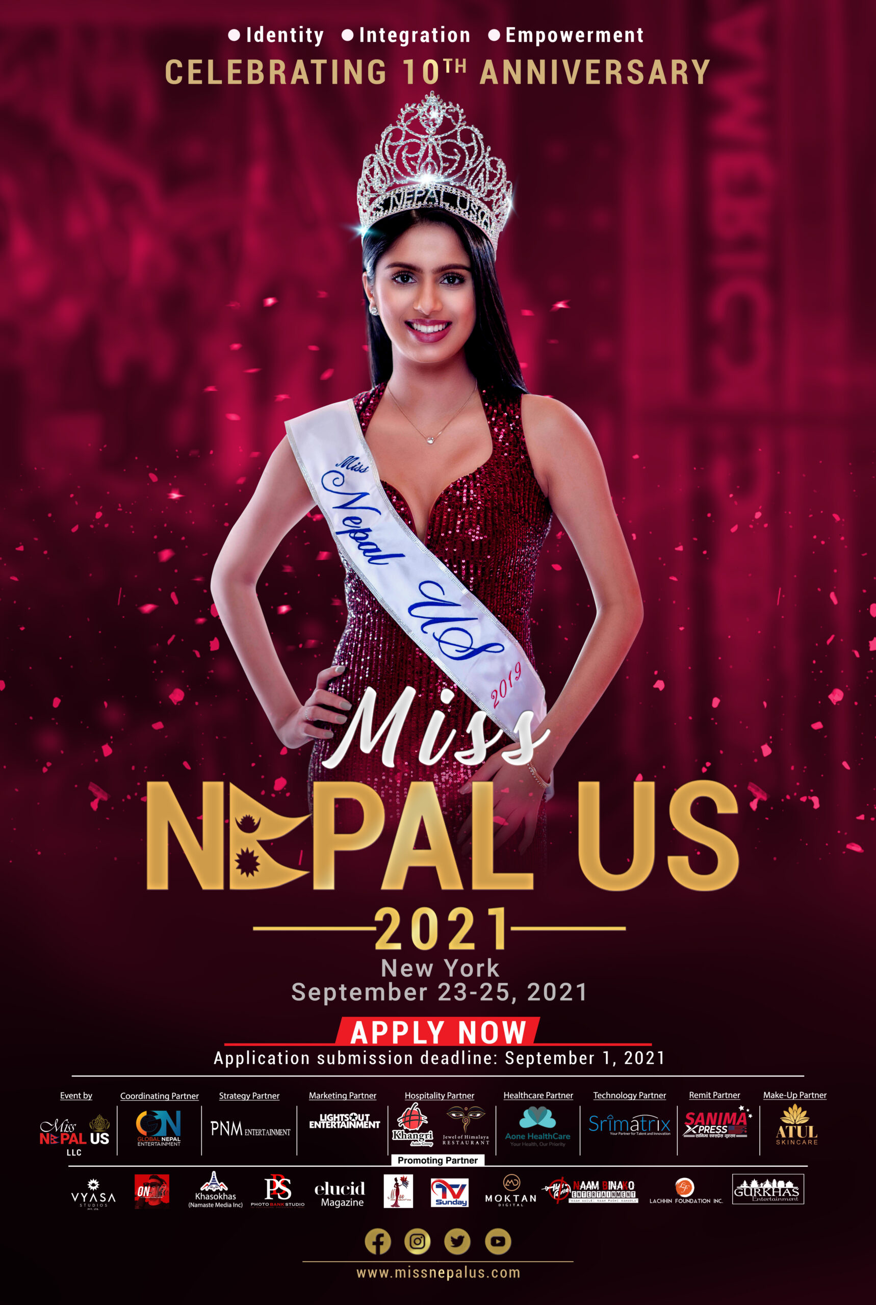 Press Release Miss Nepal US 2021 Announcement Miss Nepal US